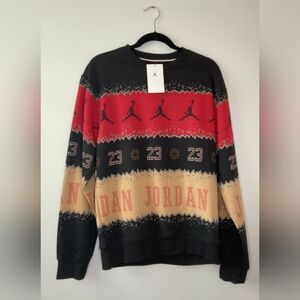 New Nike Air Jordan Jumpman Essential Member Holiday Fleece Crew New Small men’s